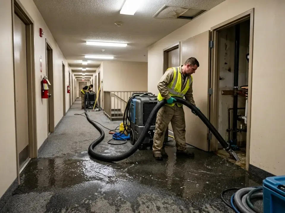 multi-unit-apartment-hallway-f-005 — frequently asked questions, Emergency Burst Pipe Water Extraction & Removal in Wofford…